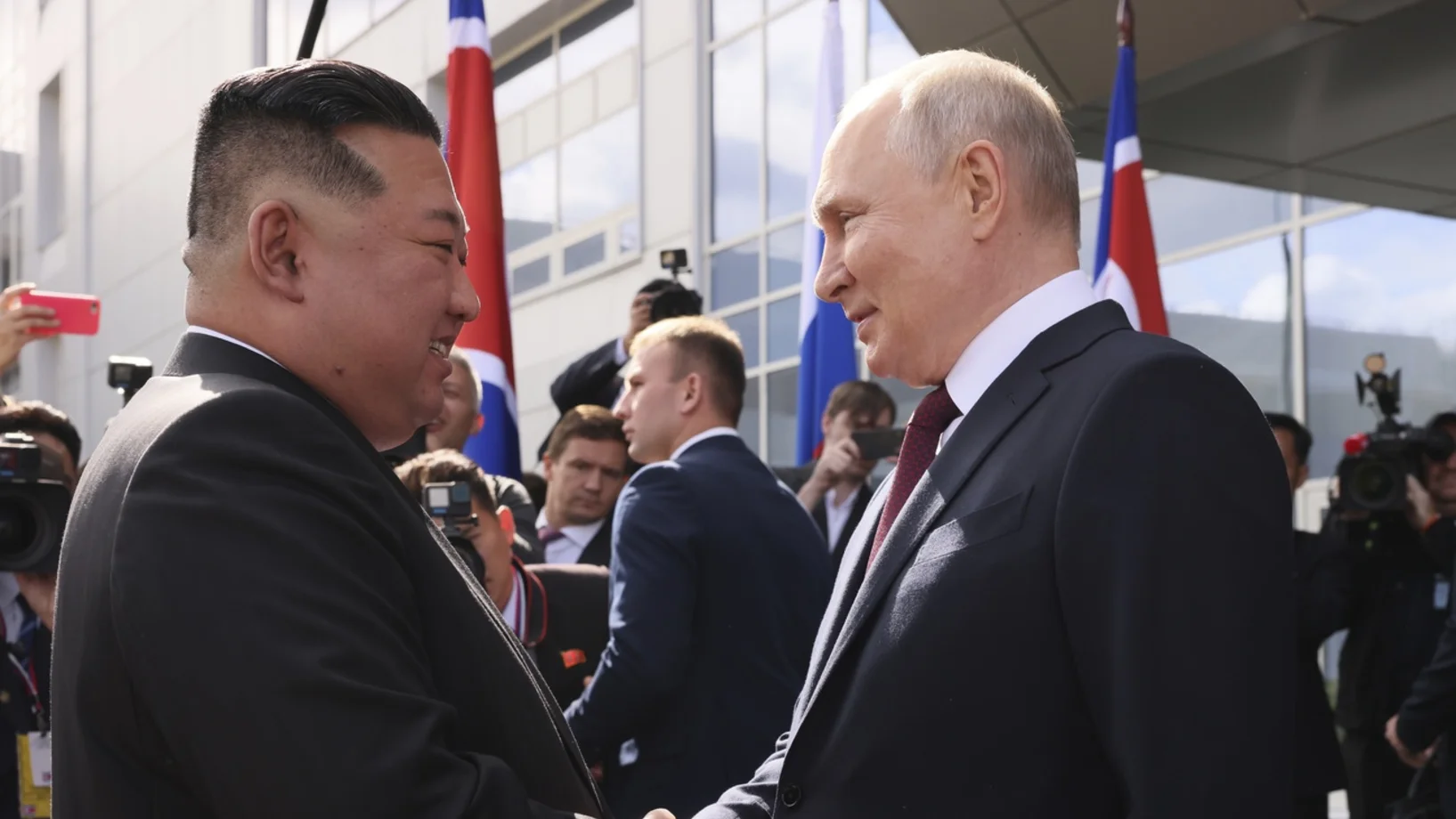 Kim Jong Un und Wladimir Putin