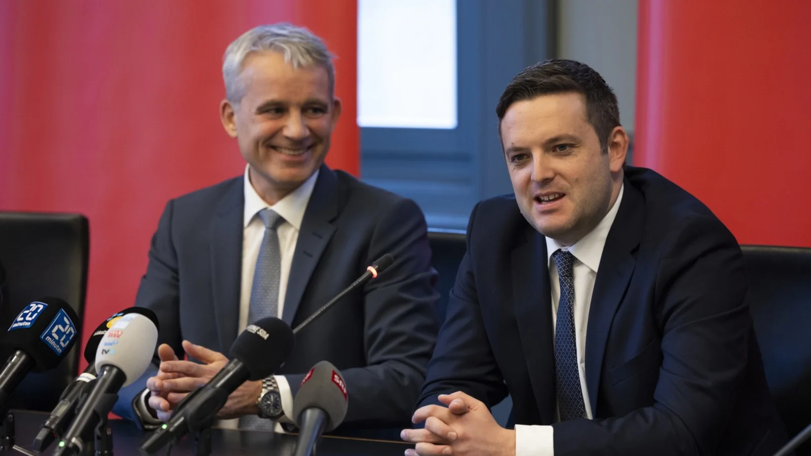 Beat Jans und Jon Pult