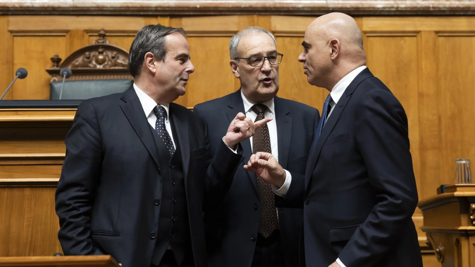 Pfister, Parmelin Berset