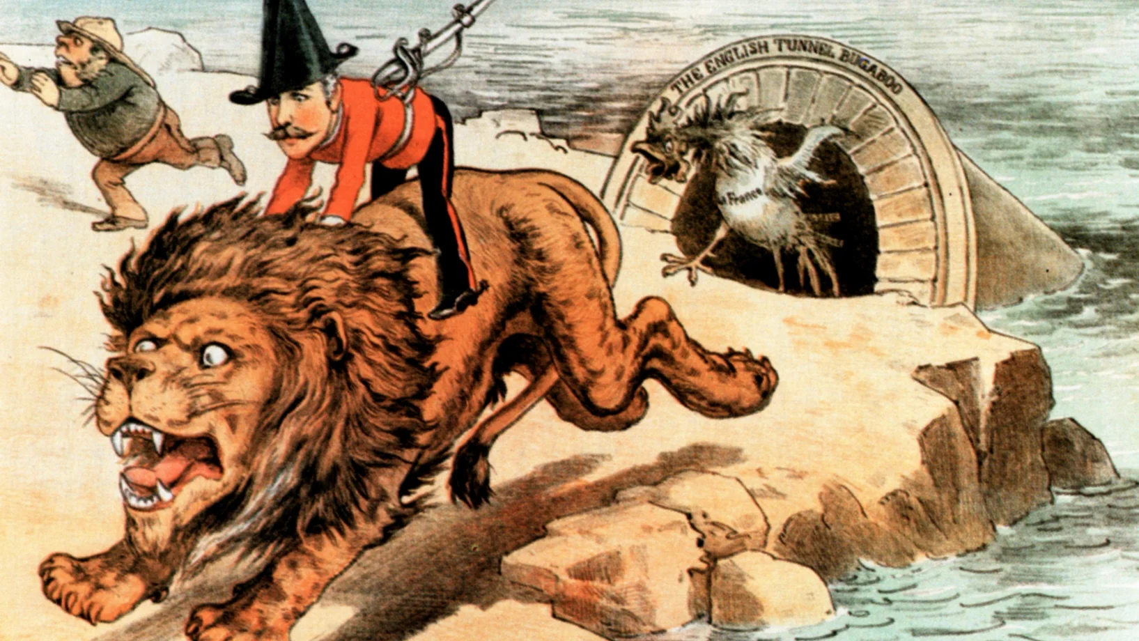 Karikatur im Satire-Magazin Puck