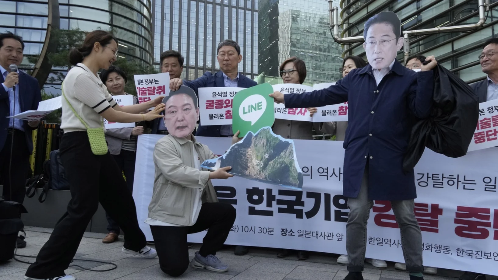 Protest in Südkorea