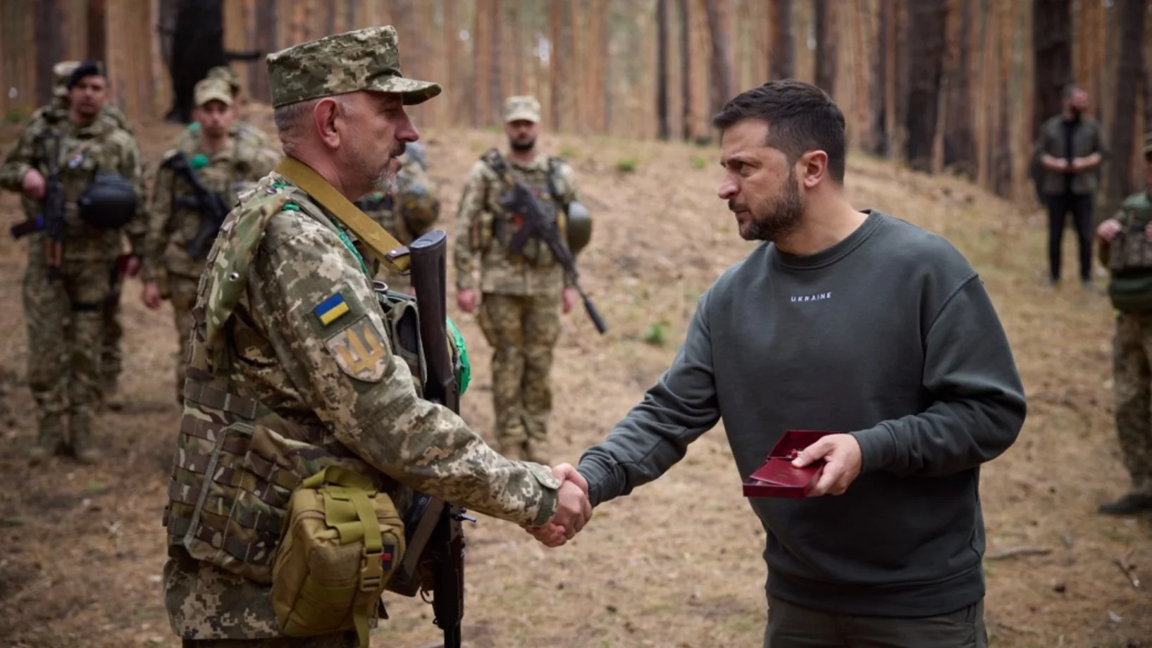 Selenskyj, Ostfront Ukraine 