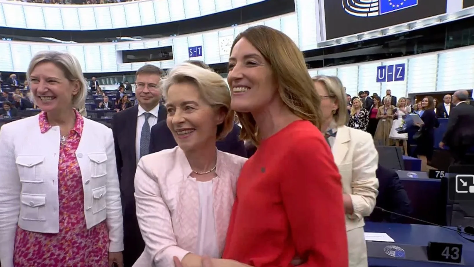 von der Leyen, Metsola