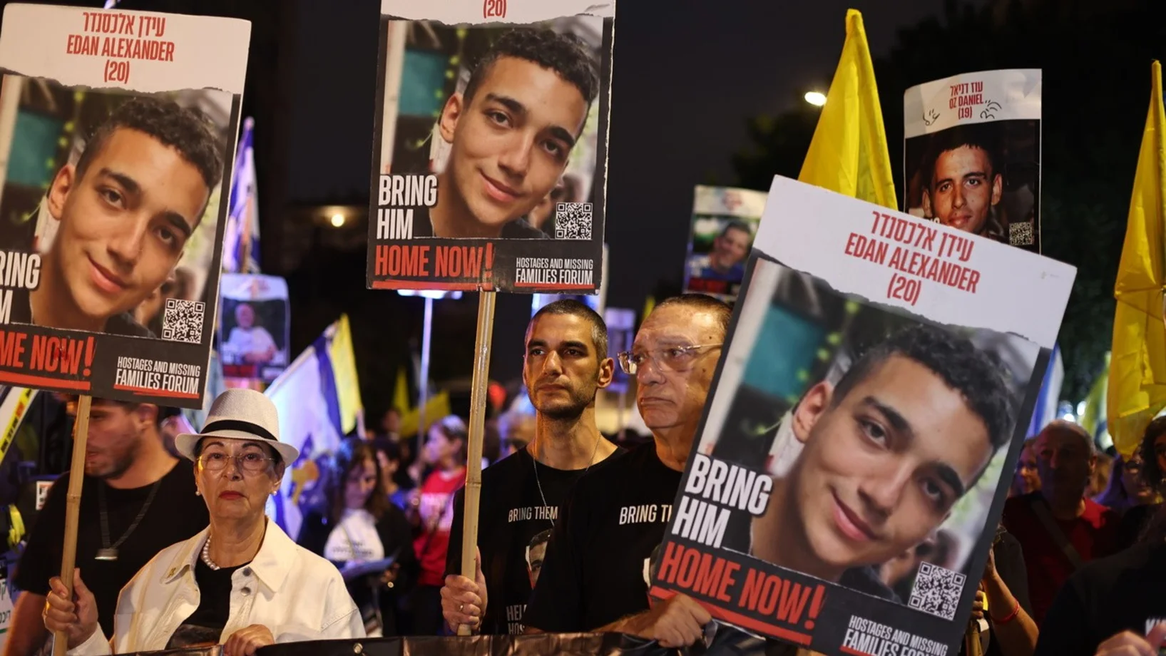 Israel, Demonstranten, 7. Oktober 