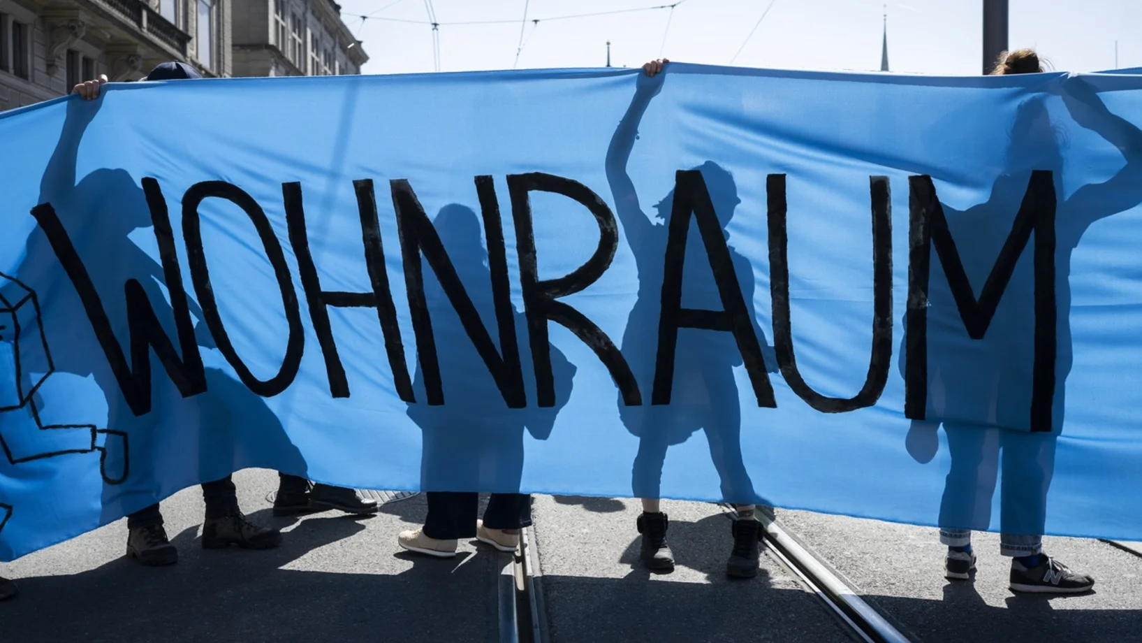 Demo gegen Wohnungsnot