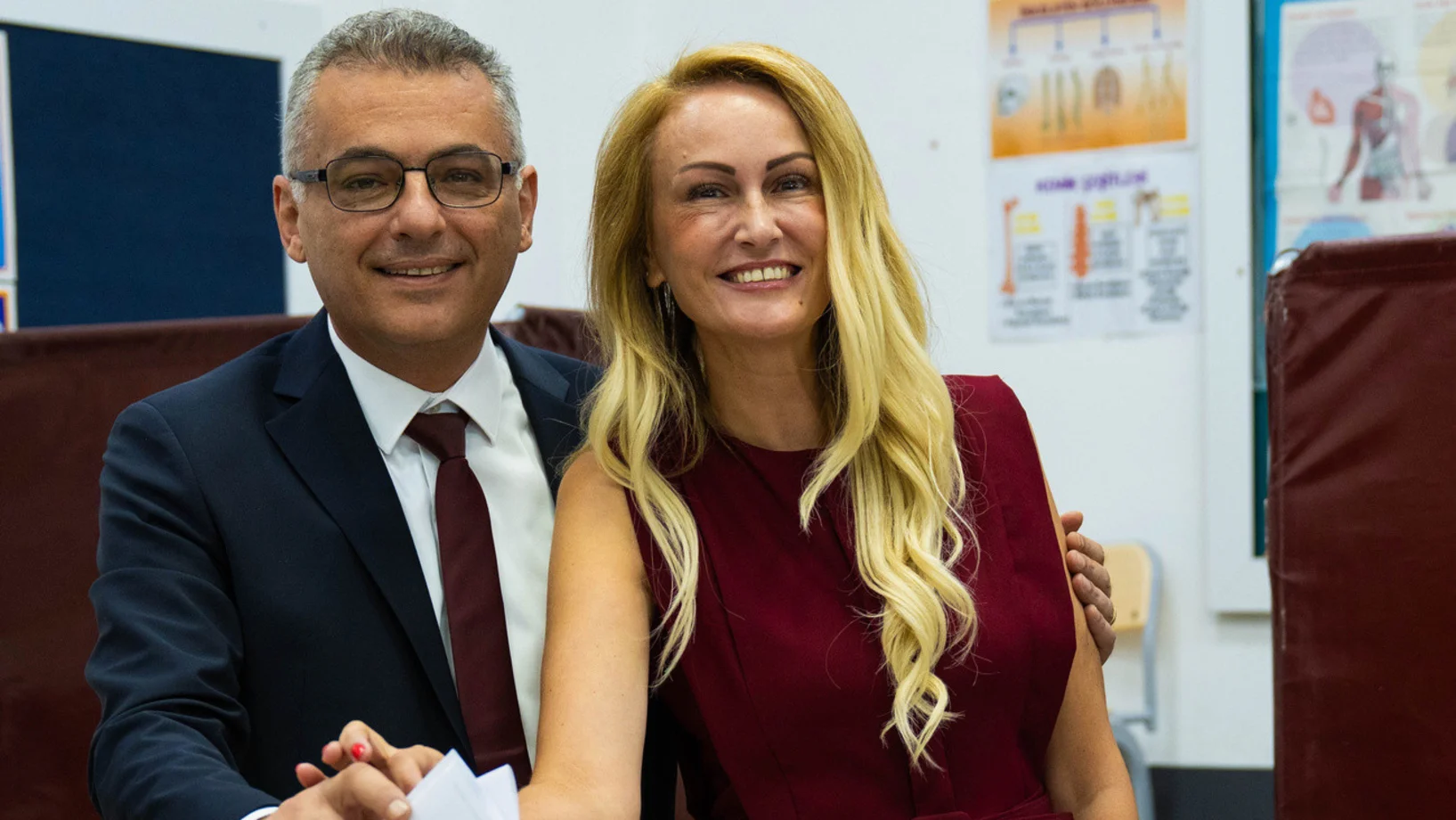 Erhürman mit seiner Frau Nilden Bektas