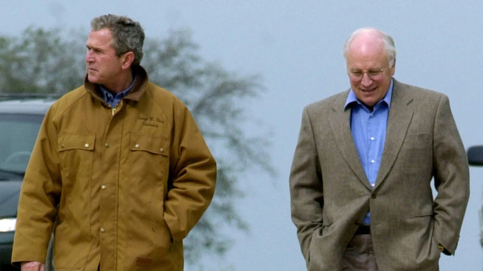 8KeysGeorge W. Bush, Dick Cheney am 11. Novemer 2000 (Keystone/AP)