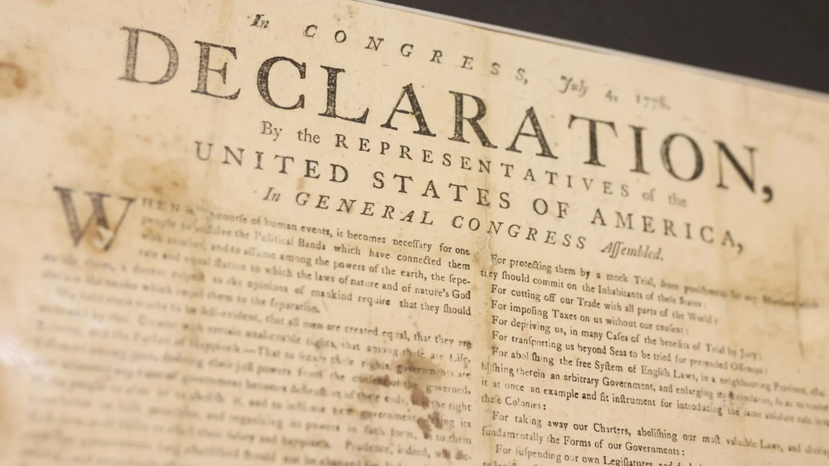 Unanbhängigkeitserklärung