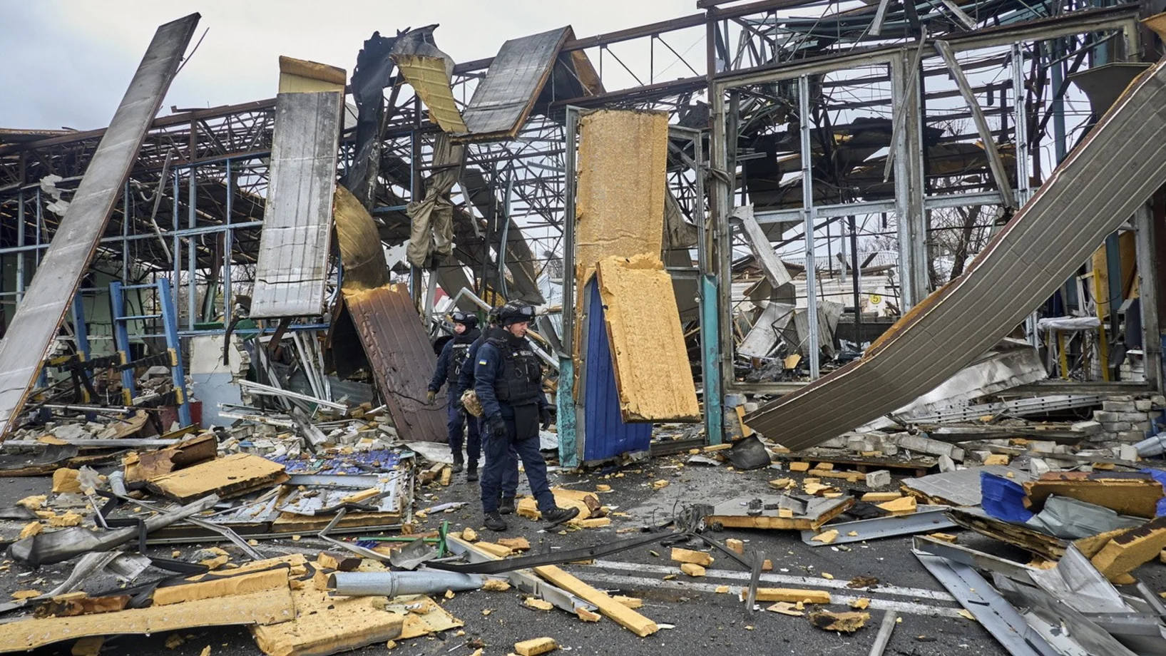 Charkiw, Drohnenangriff