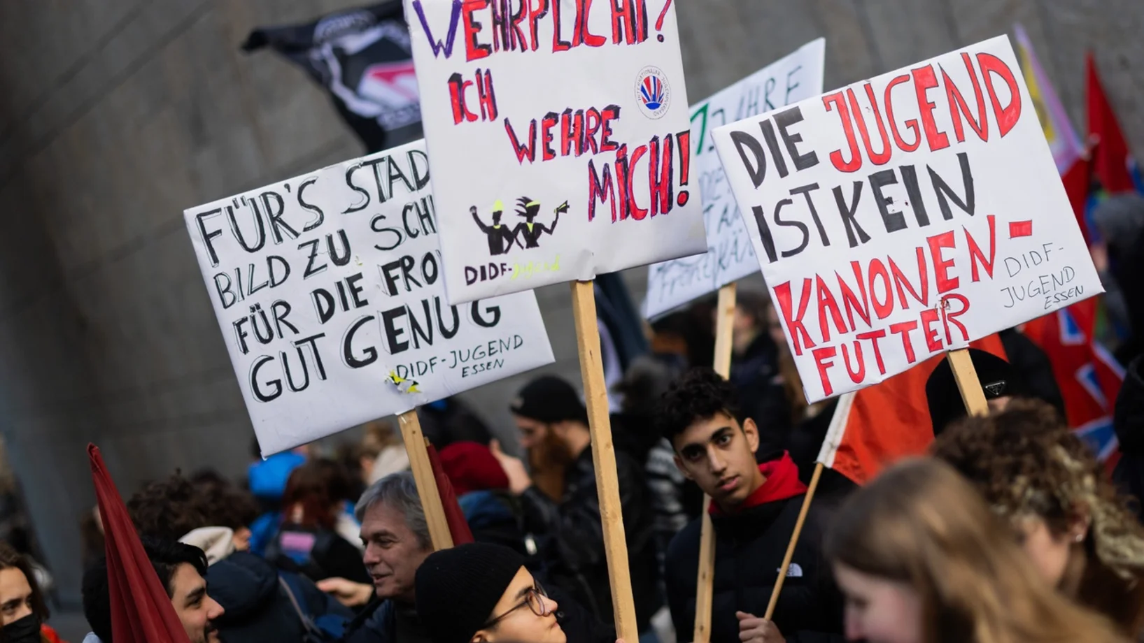 Demo gegen Wehrpflicht