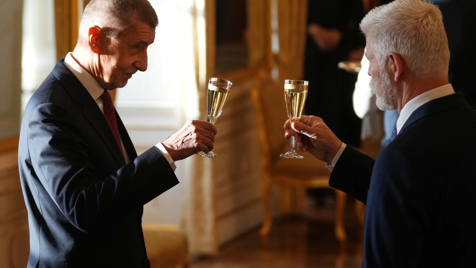 Andrej Babis und Petr Pavel