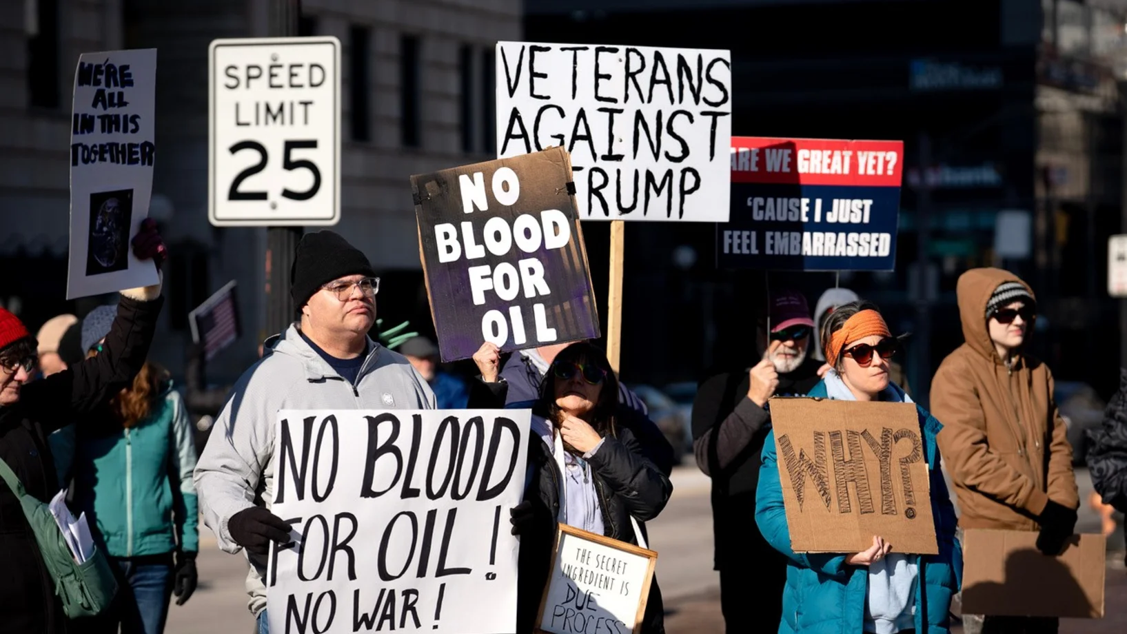 Protest in Columbia, USA 