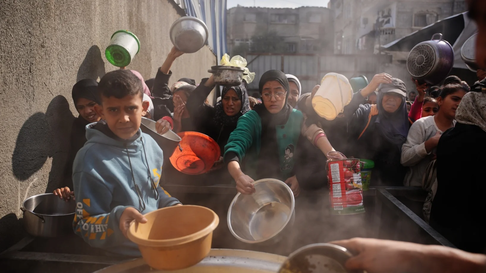 Gaza Nahrungsmittelverteilung