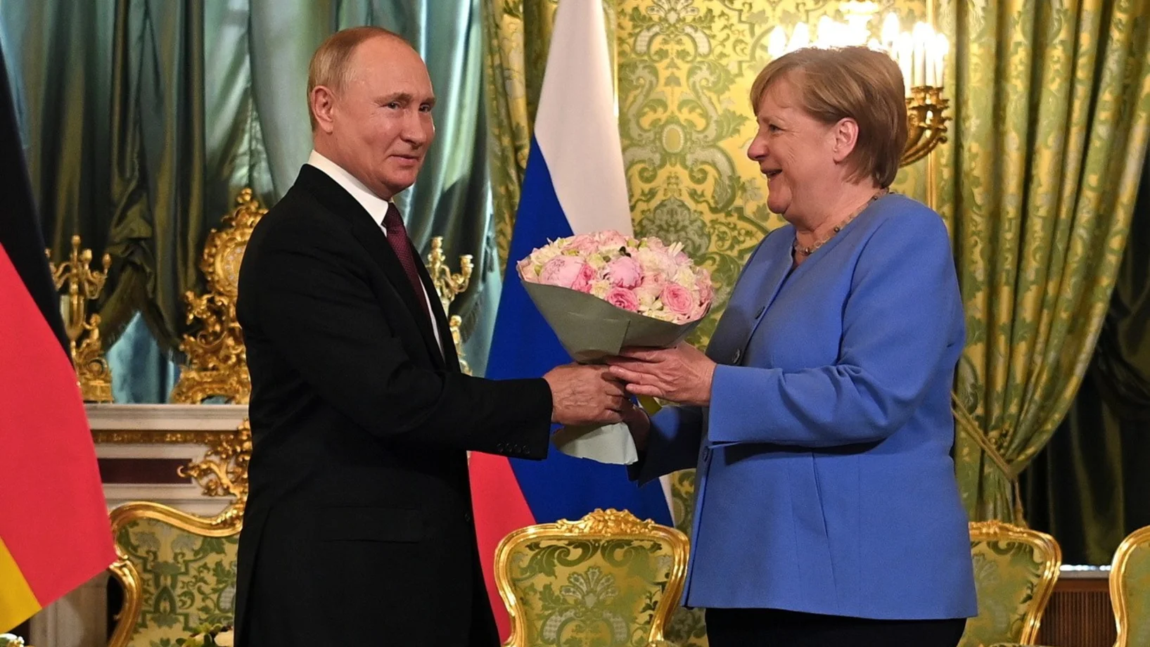 Putin, Merkel 