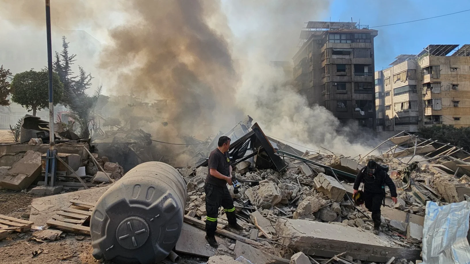 Beirut, Luftangriffe