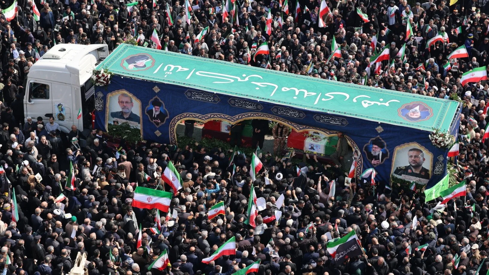 Trauer um Ali Larijani, Teheran 