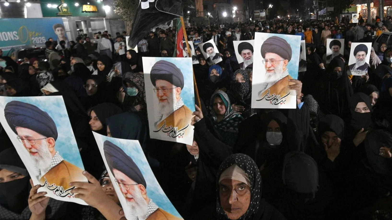 Demonstration in Karachi, Pakistan