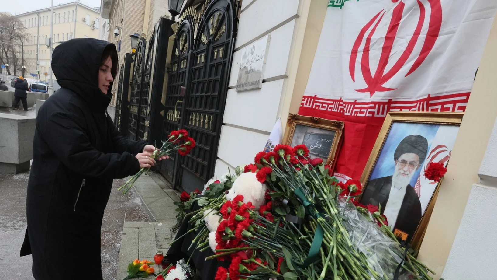 Trauer für Khamenei, Moskau 