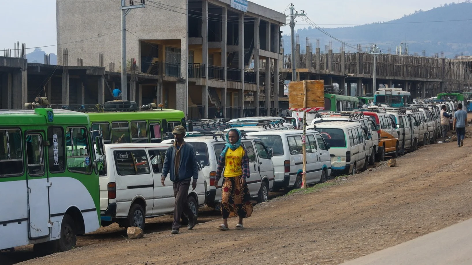 Addis Abebas, Tankstelle