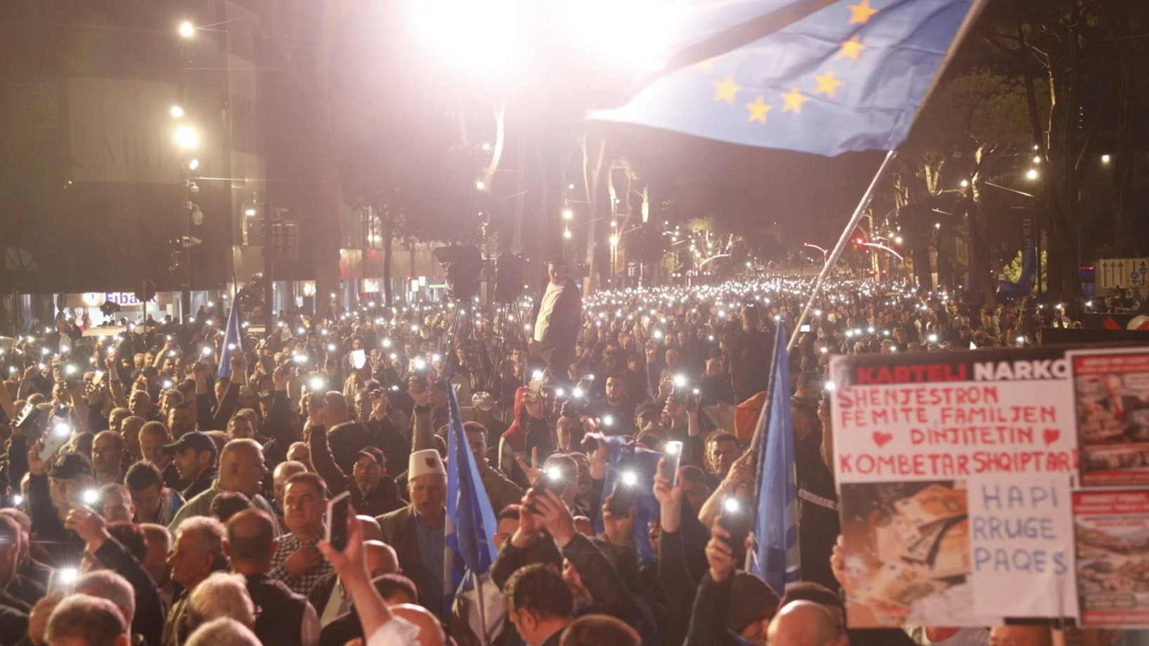 Proteste Albanien