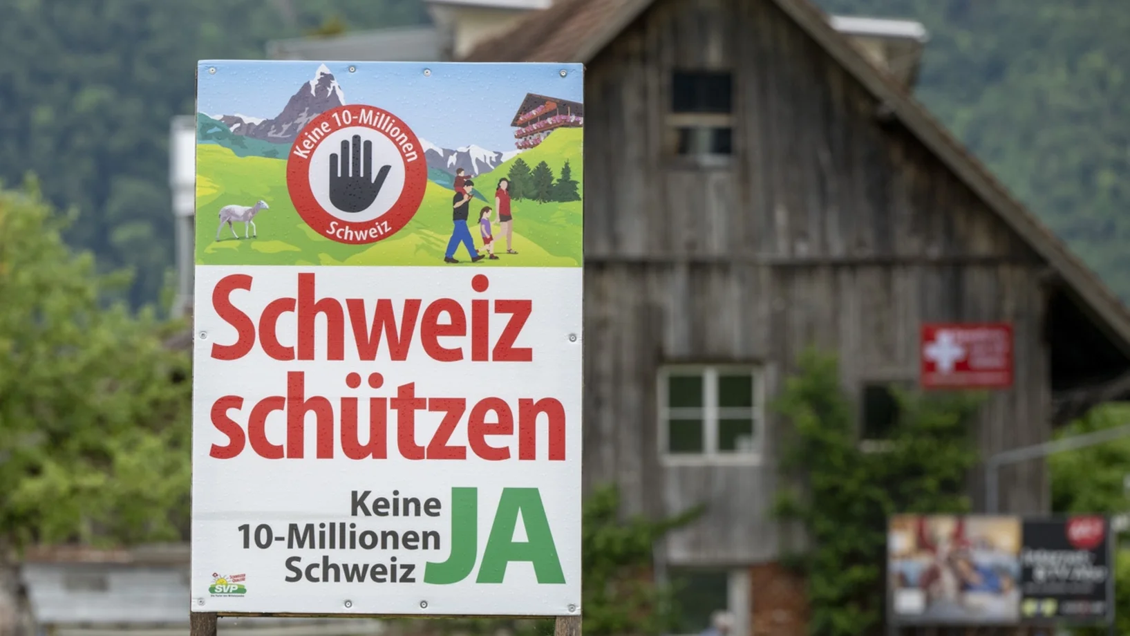 Abstimmungsplakat SVP-Initiative