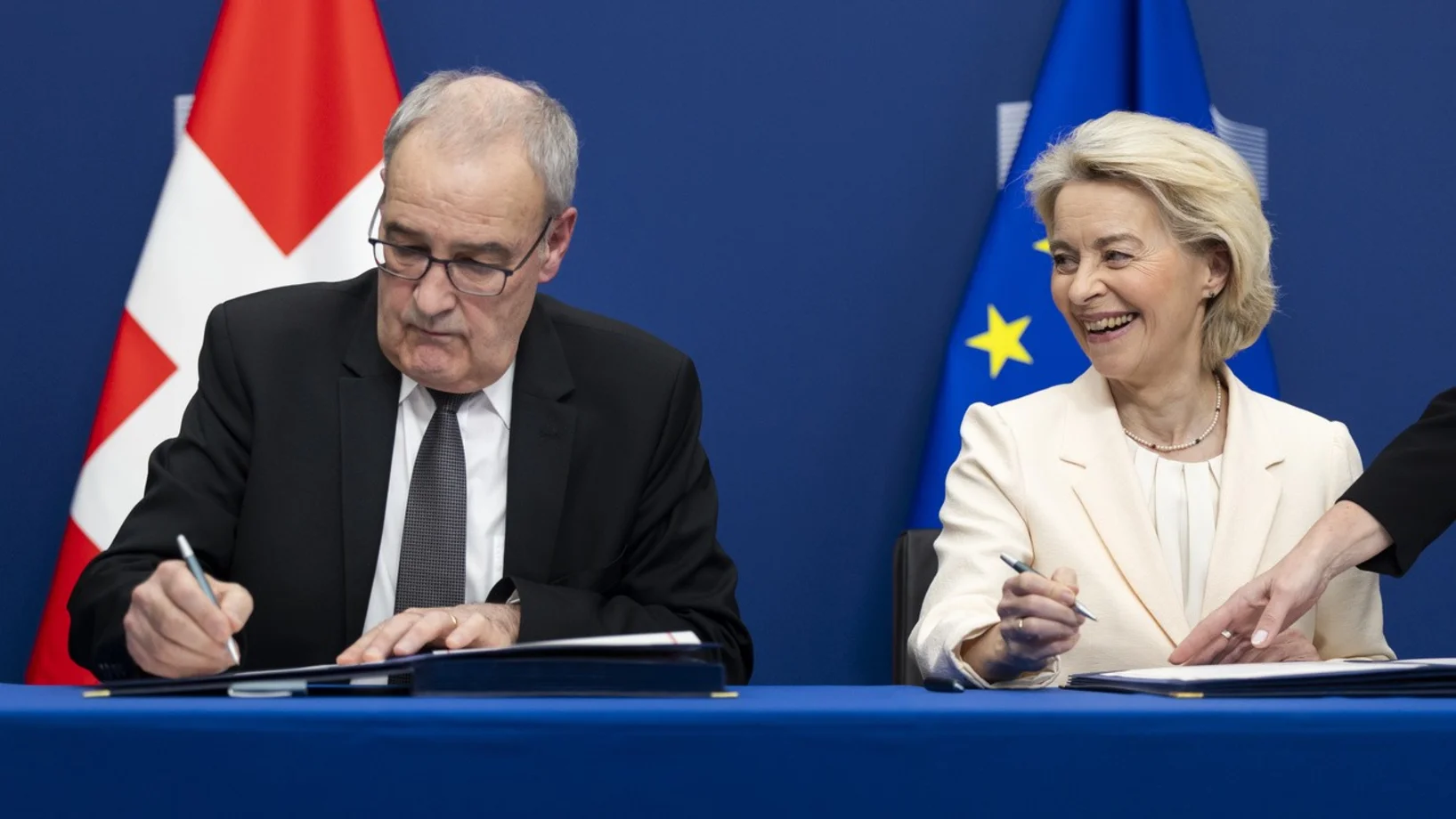 Parmelin, von der Leyen 
