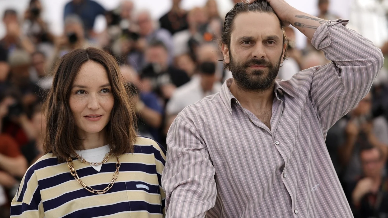 Anais Demoustier Pio Marmai in Cannes  