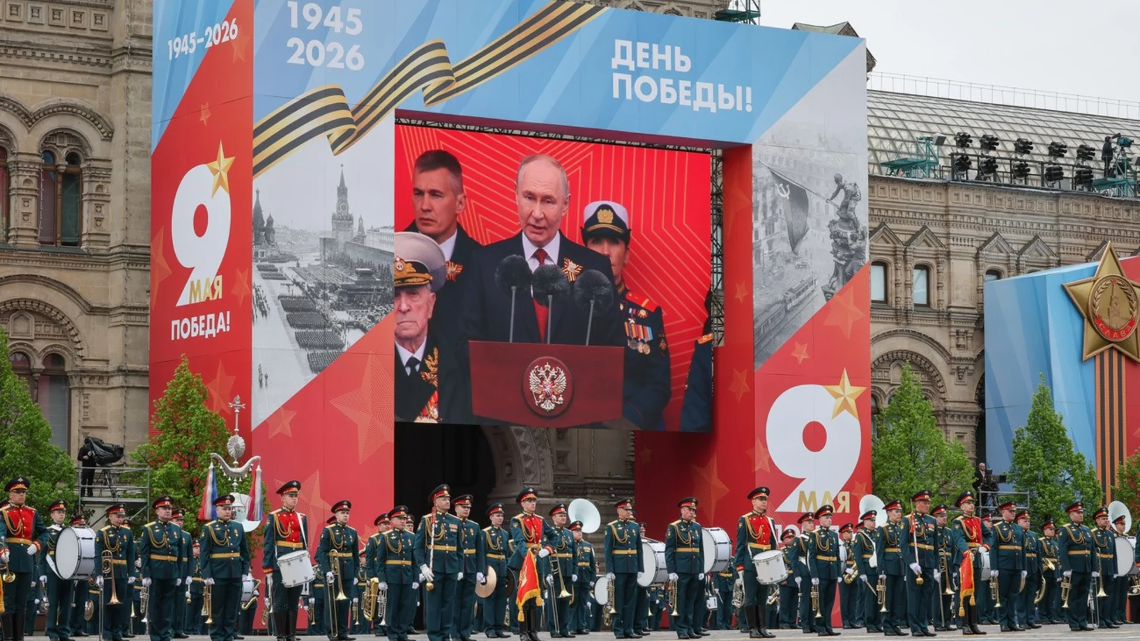 Putin, Parade, Moskau, 
