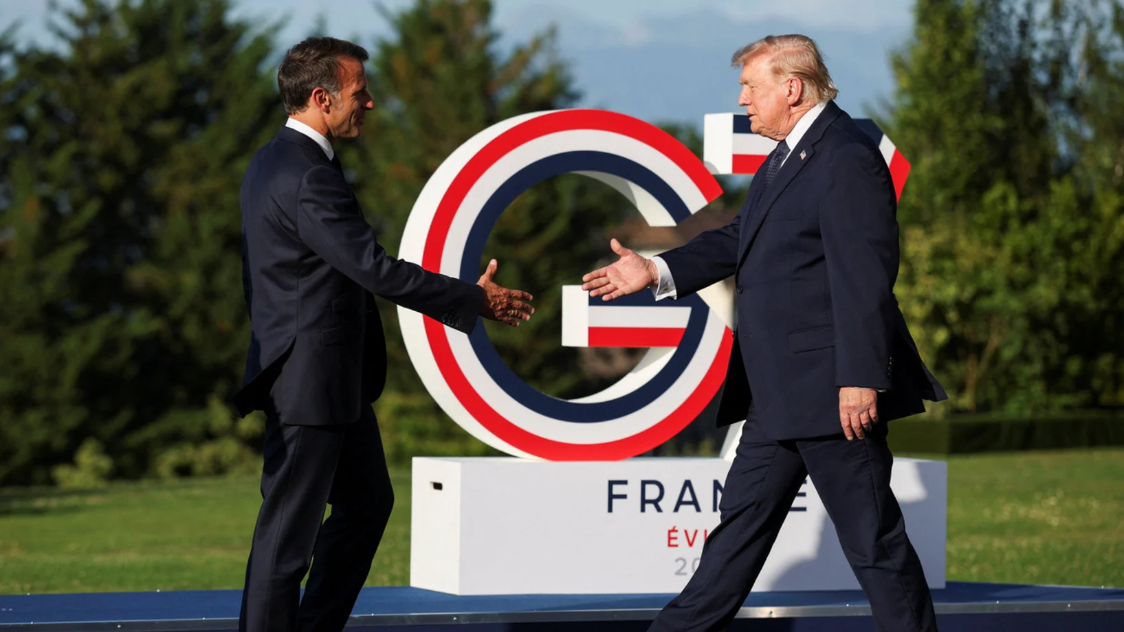 Macron, Trump