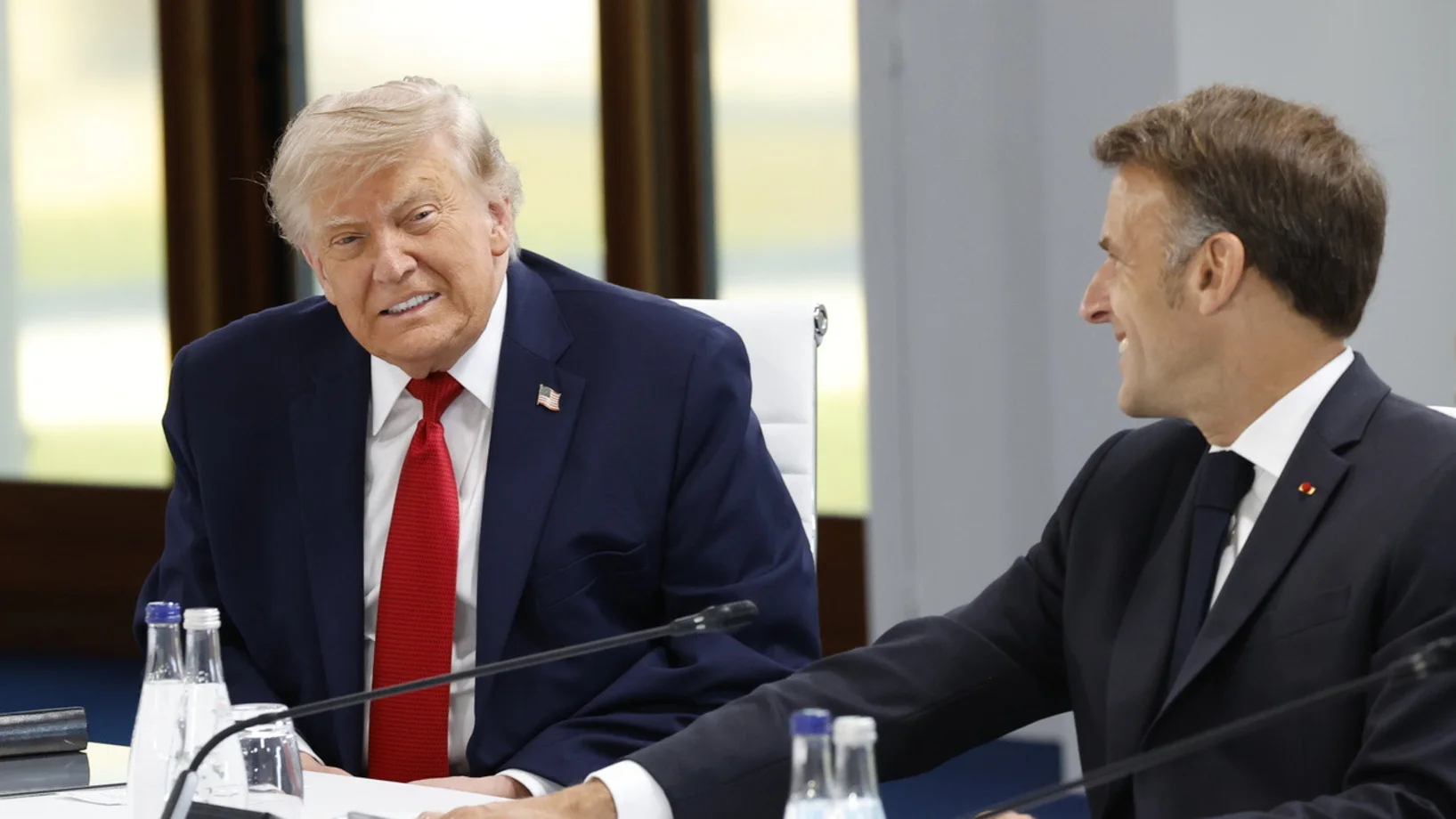 Trump, Macron