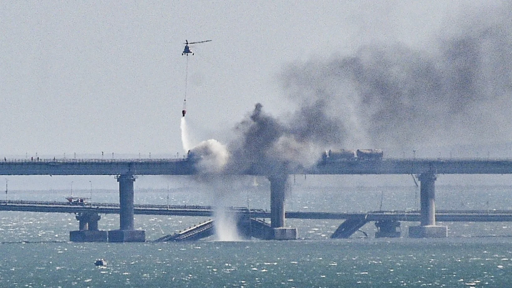 Kertsch-Brücke, Explosion 