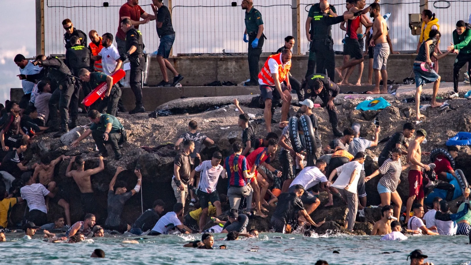 Ceuta Migranten