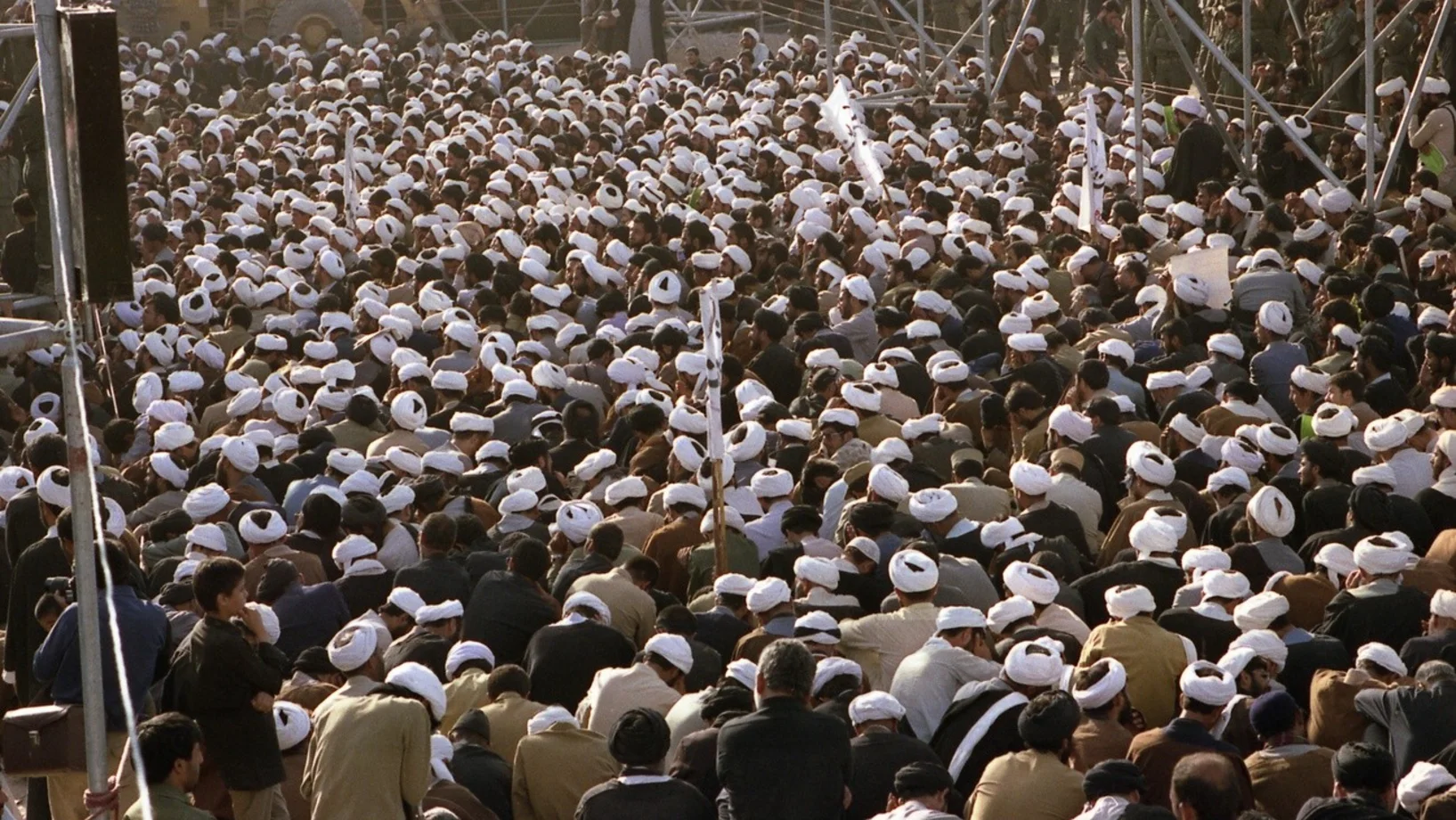 Trauerzug für Ayatollah Khomeini 1989