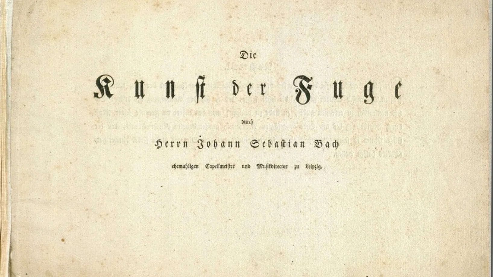 Die Kunst der Fuge