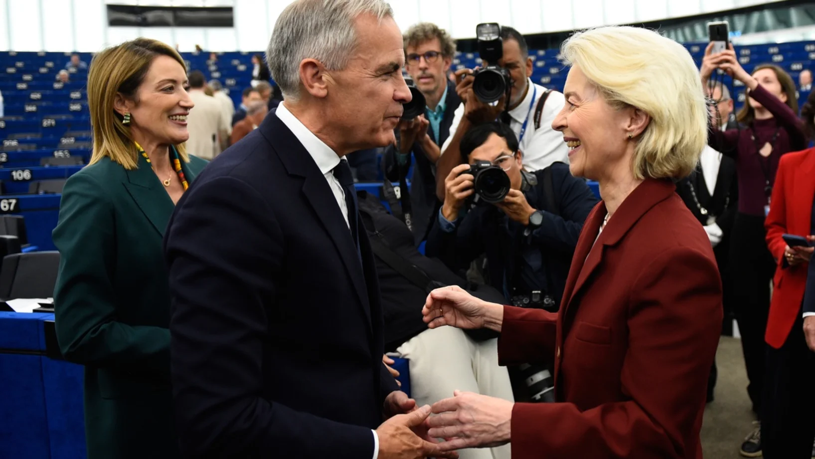 Mark Carney, Ursula von der Leyen