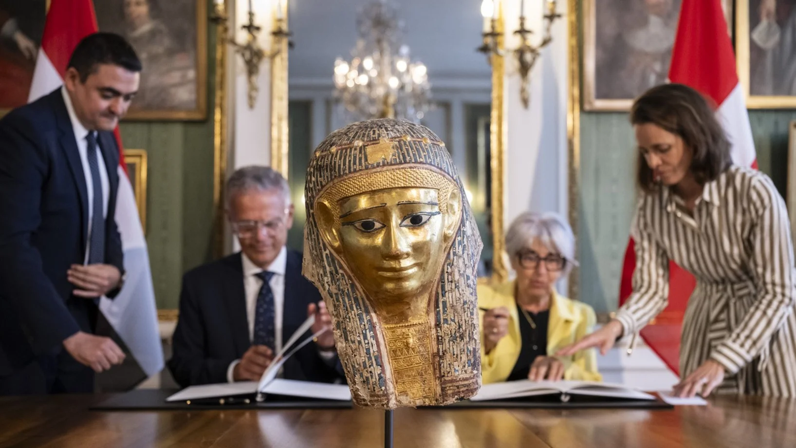 Totenmaske, Schweiz-Ägypten