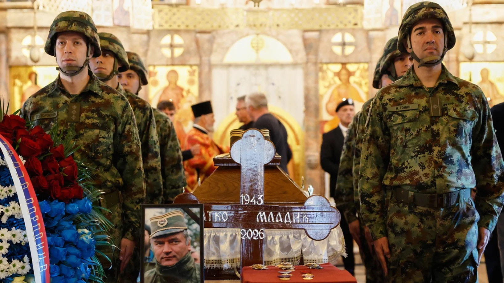 Mladic Begräbnis