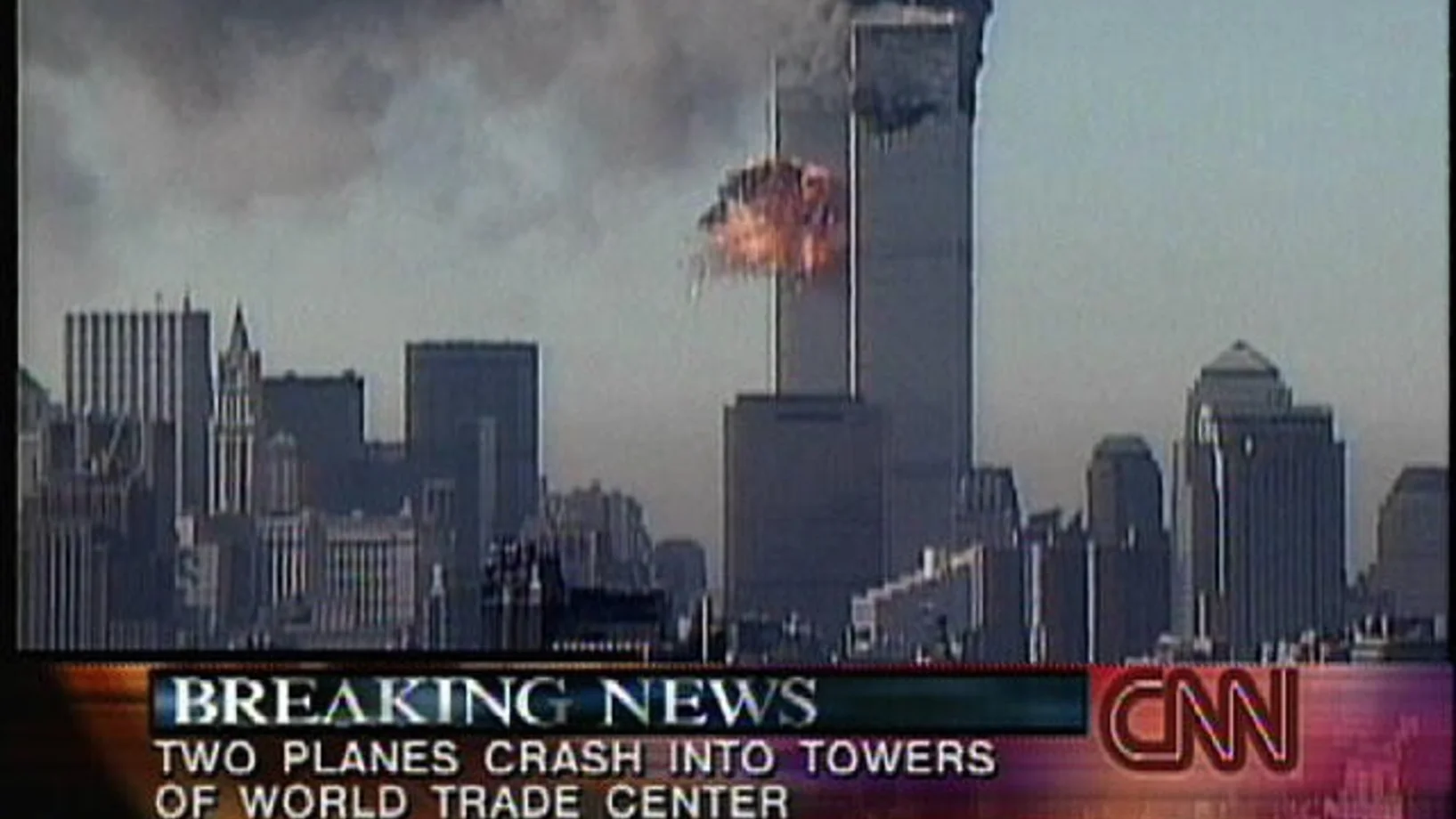 9/11 , Fernsehbild CNN