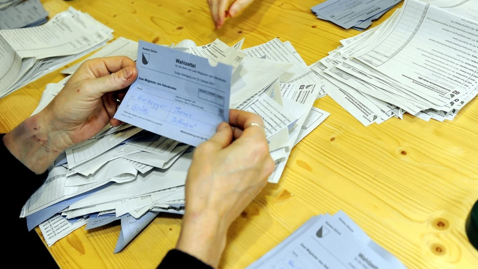 Wahlen Auszählung