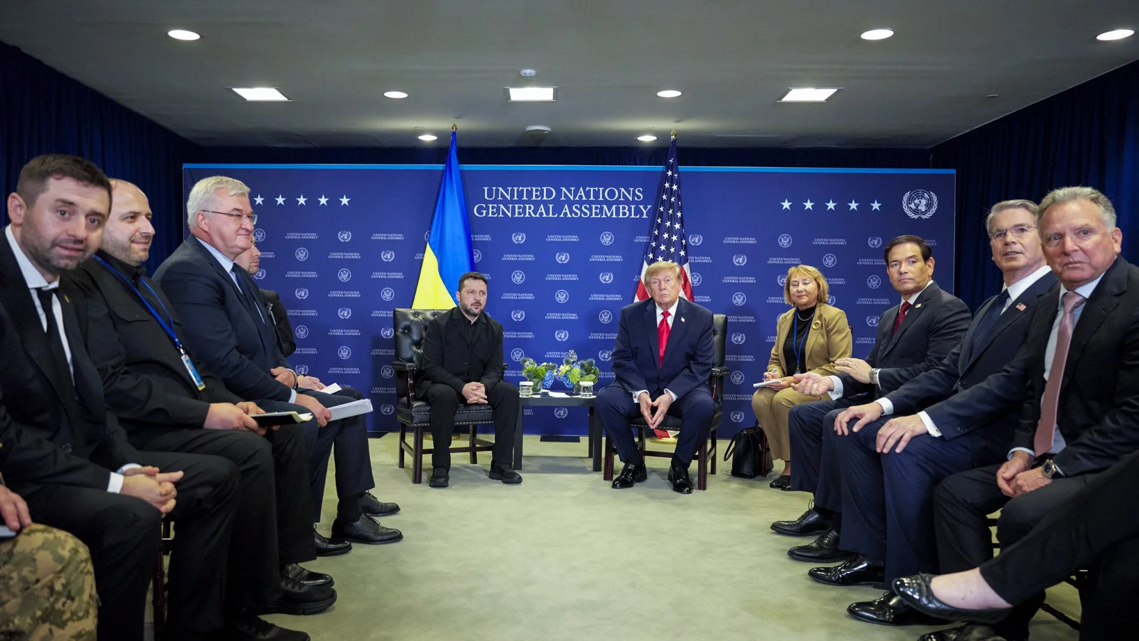 Selenskyj, Trump, Uno