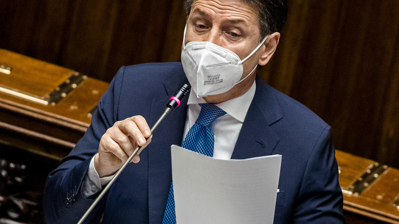 Der italienische Senat hat Ministerpräsident Conte mit 156 zu 140 Stimmen bei 16 Enthaltungen das Vertrauen ausgesprochen. (Foto: Keystone/AP/Roberto Monaldo/Lapresse)  