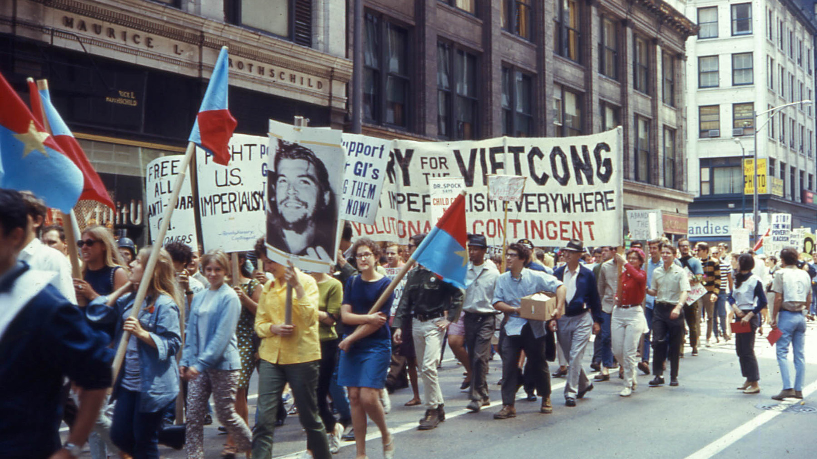 Anti-Kriegs-Demonstration am 10. August 1968 in Chicago (Foto: David Wilson, Lizenz gem. creativecommons.org)