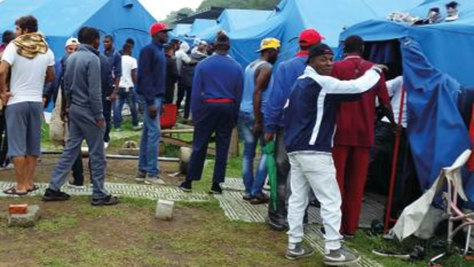 Das Auffanglager Bresso bei Mailand