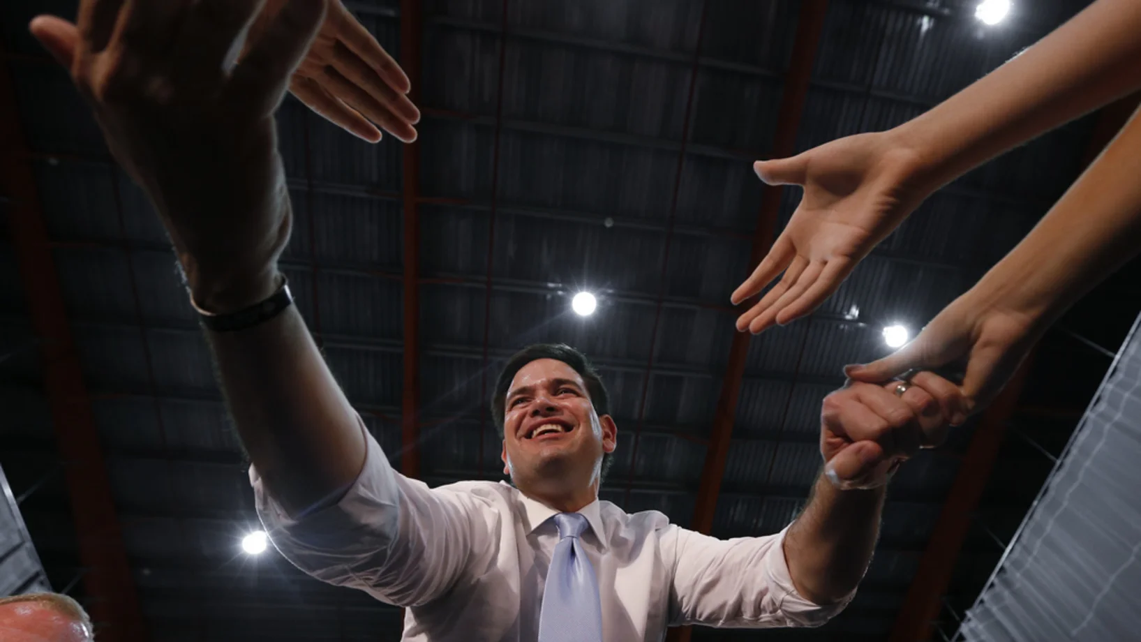 Ist für ihn das Rennen schon gelaufen? Marco Rubio an einer Parteiveranstaltung in Puerto Rico am Samstag. (Foto: Keystone/AP/Paul Sancya)