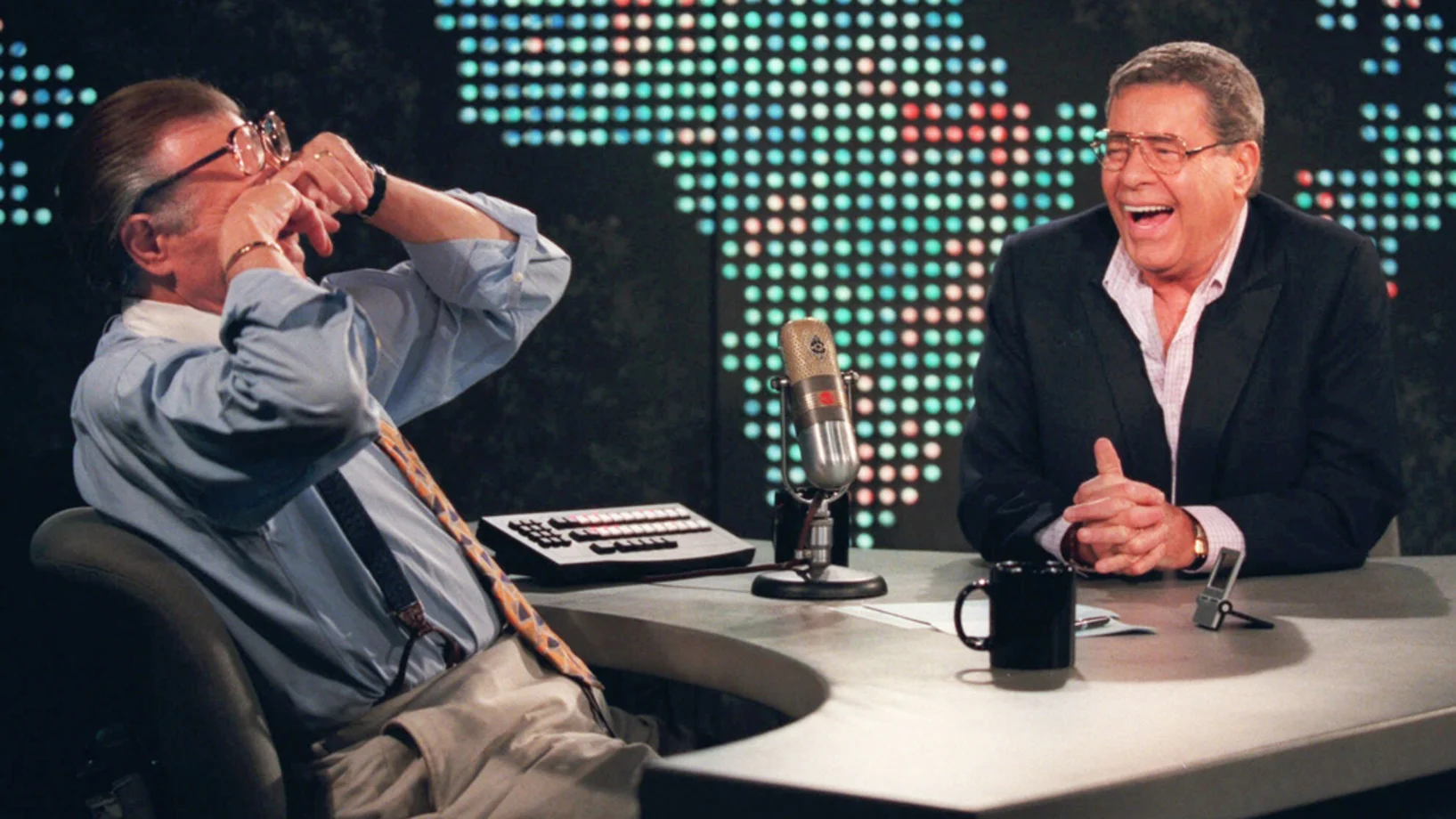 Larry King, Jerry Lewis (Foto: Keystone/AP/Chris Pizzello)