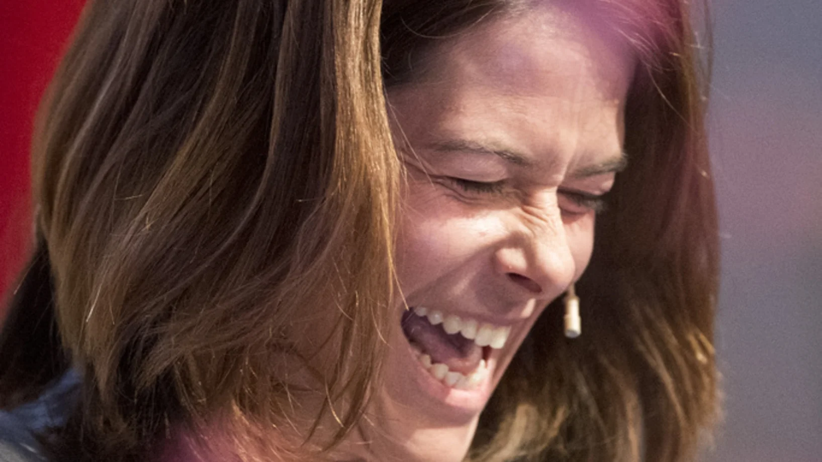 Parteipräsidentin Petra Gössi am Samstag in Zug (Foto: Keystone/Urs Flüeler)