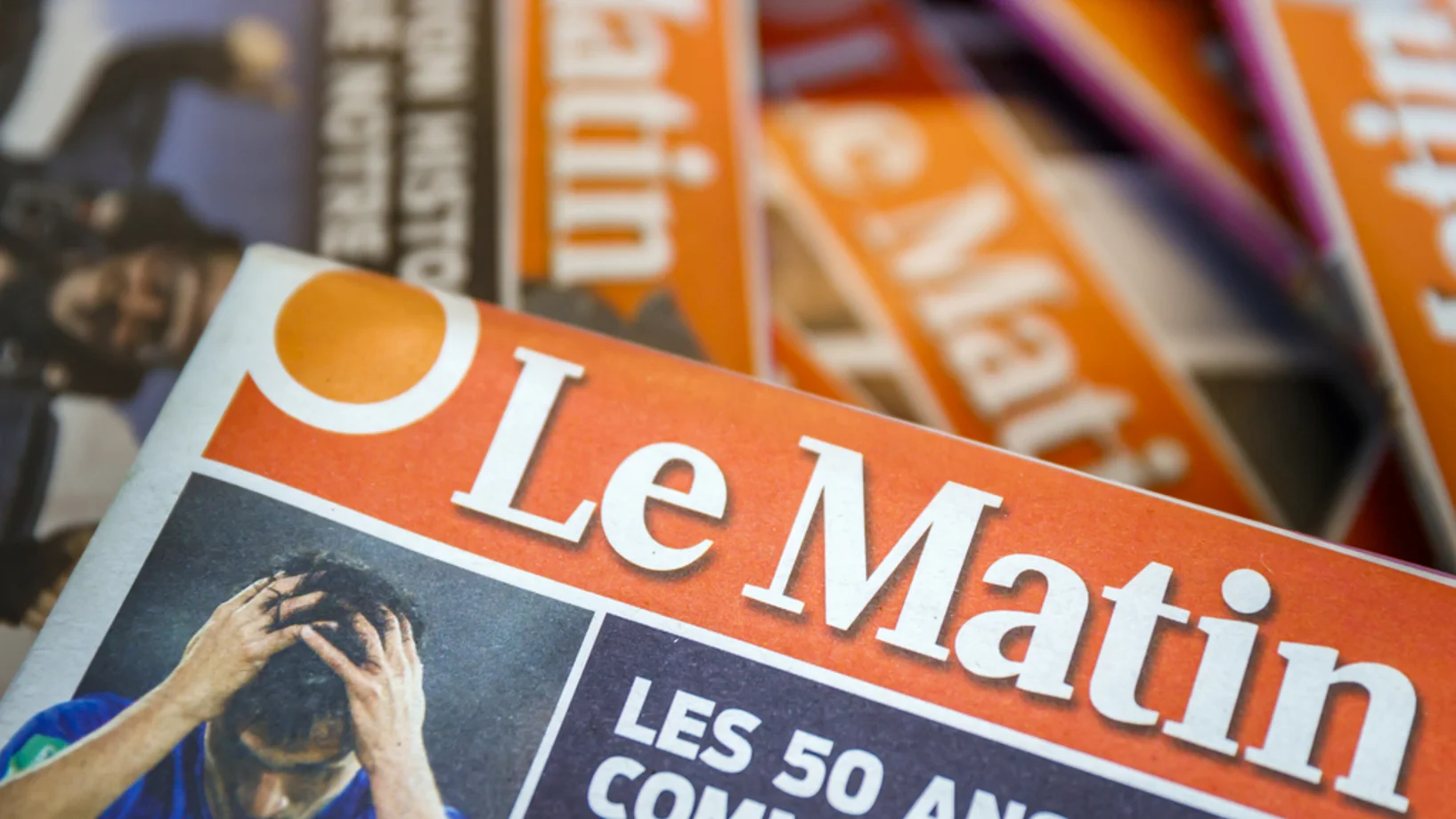 Die Westschweizer Tageszeitung "Le Matin" wird eingestellt. (Keystone, Valentin Flauraud)