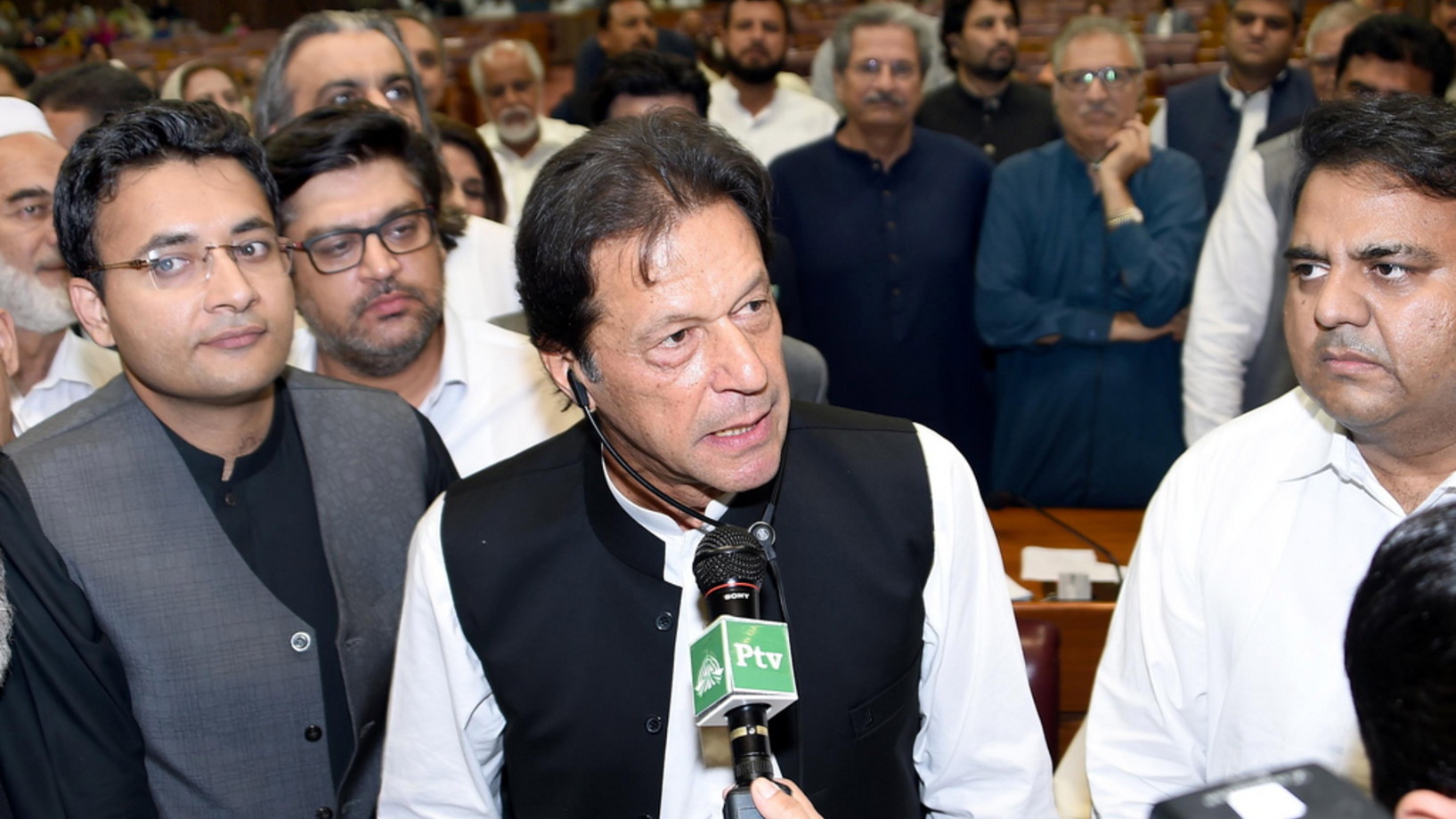 Imran Khan am 17. August in Islamabad. (Foto: Keystone/EPA/PID)