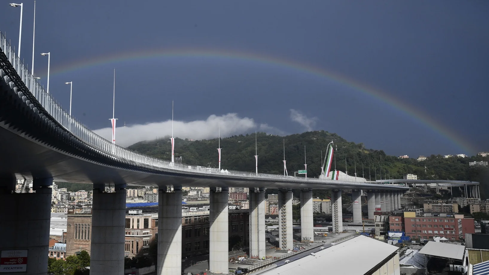 Genua, Ponte San Giorgio (Foto: Keystone/EPA/Luca Zennaro) 