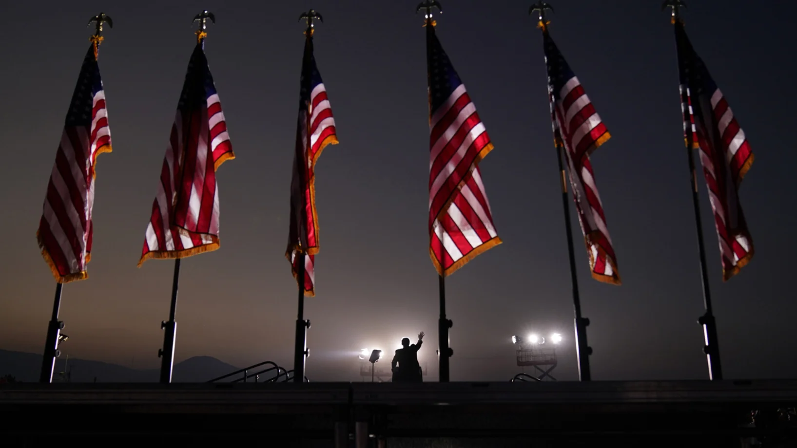 Trump am vergangenen Samstag bei einem Wahlkampfmeeting in Minden (Nevada). (Foto: Keystone/AP/Andrew Harnik)
